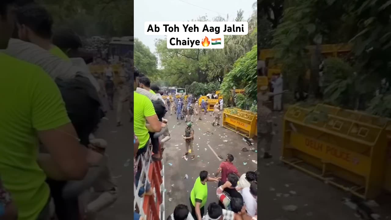 Jantar Mantar Protest🙏🏼 #subscribe #shorts #cjp #india #students #boycott #youtubeshorts #neet