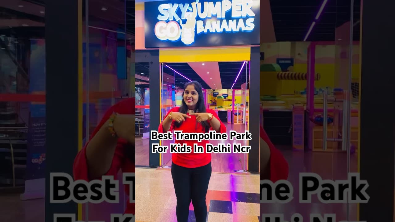 Get Free Entry Ticket🤩SkyJumper GoBananas #noida  #amusementpark #subscribe #shorts #masti