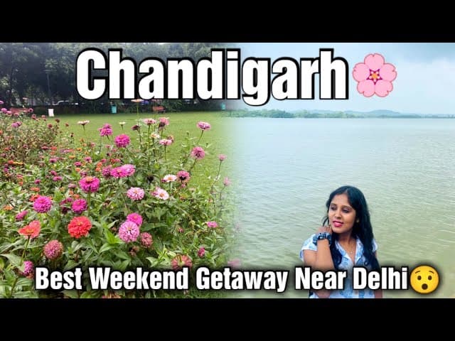 Chandigarh Travel Vlog।Chandigarh Tourist Places।Weekend Road Trip🚙