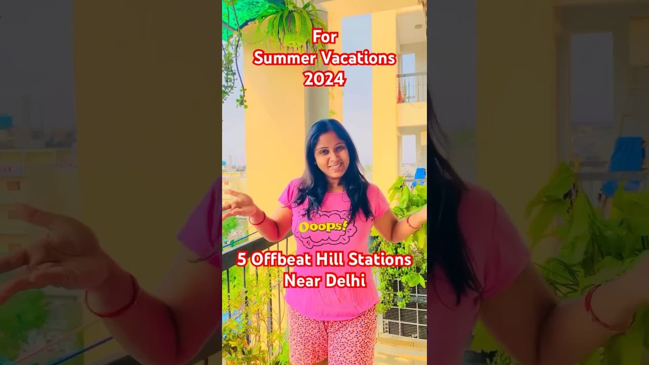 Best Offbeat Hill Stations Near Delhi #hillstations #shorts #travel #subscribe #youtubeshorts