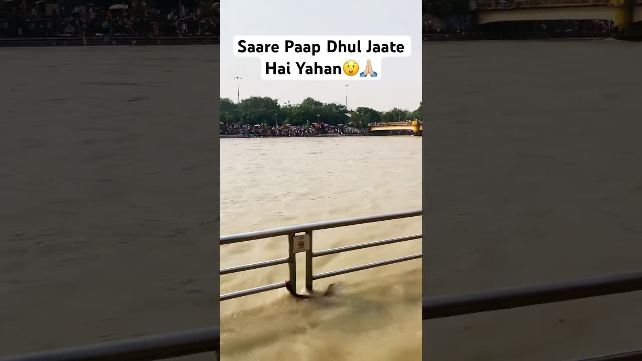 Hari Milenge Yahan🙏🏼#harkipauri #haridwar #ganga #subscribe #shorts #travel #ram #trending