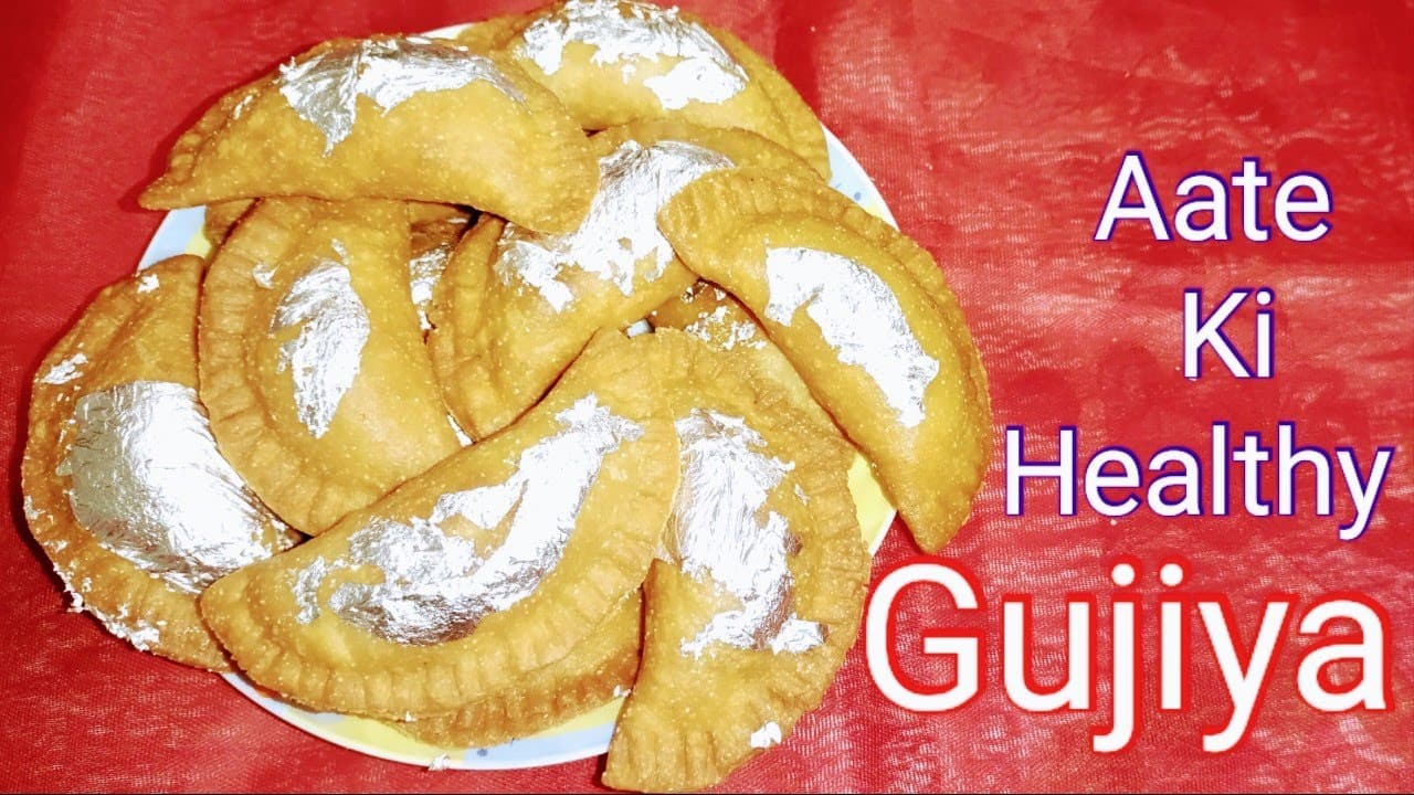 Aate Ki Mawa-Suji Wali Healthy Gujiya Jo Bane Ekdum Crispy Aur Bilkul Asaani Se।ना सांचा।ना मैदा।