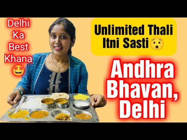 Andhra Bhawan Canteen Exposed😲।Delhi Ka Best South Indian Khana🤔।Delhi Food Vlog।