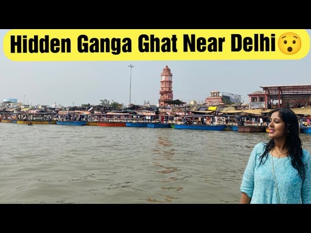 Nearest Ganga Ghat Near Delhi😲 Brij Ghat (Garhmukteshwar)Travel Vlog| Weekend Getaway।Ganga🙏🏼 