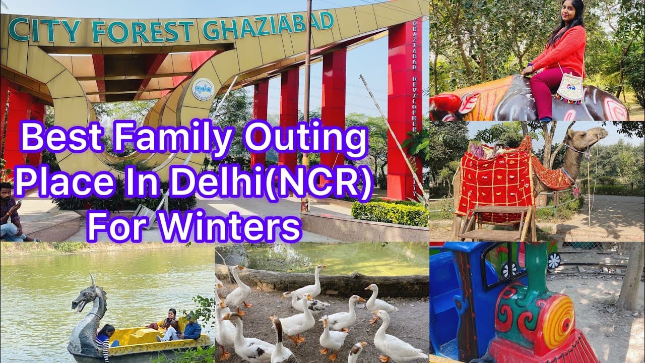 City Forest,Ghaziabad Tour Vlog।Cheap & Best Family Picnic Spot In Delhi NCR। Detailed Review ॥