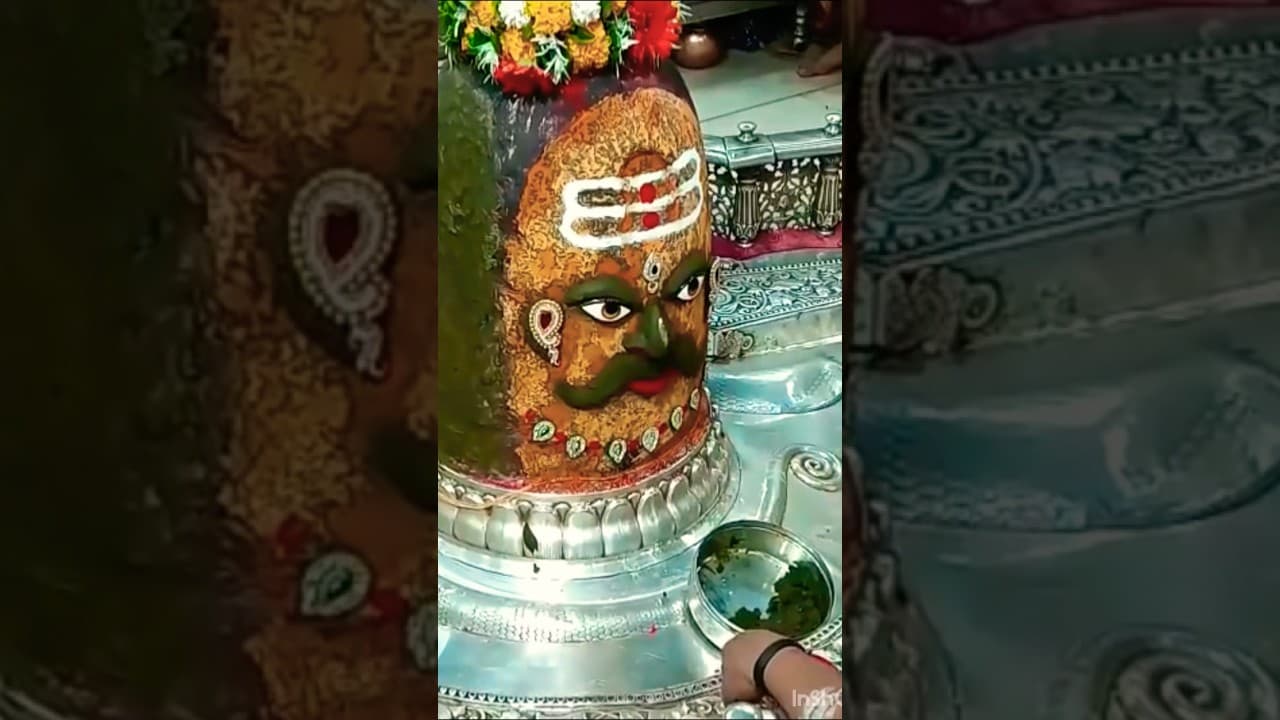 महाकालेश्वर ज्योतिरलिंग का शृंगार, उज्जैन🙏🏼🙏🏼 #shiv #shorts #ytshorts