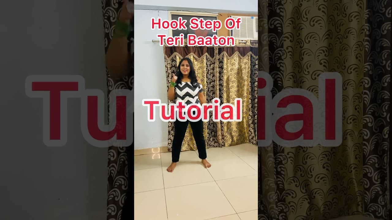 Teri Baaton Mein Aisa Uljha Jiya #tutorial #dance  #trending #shorts