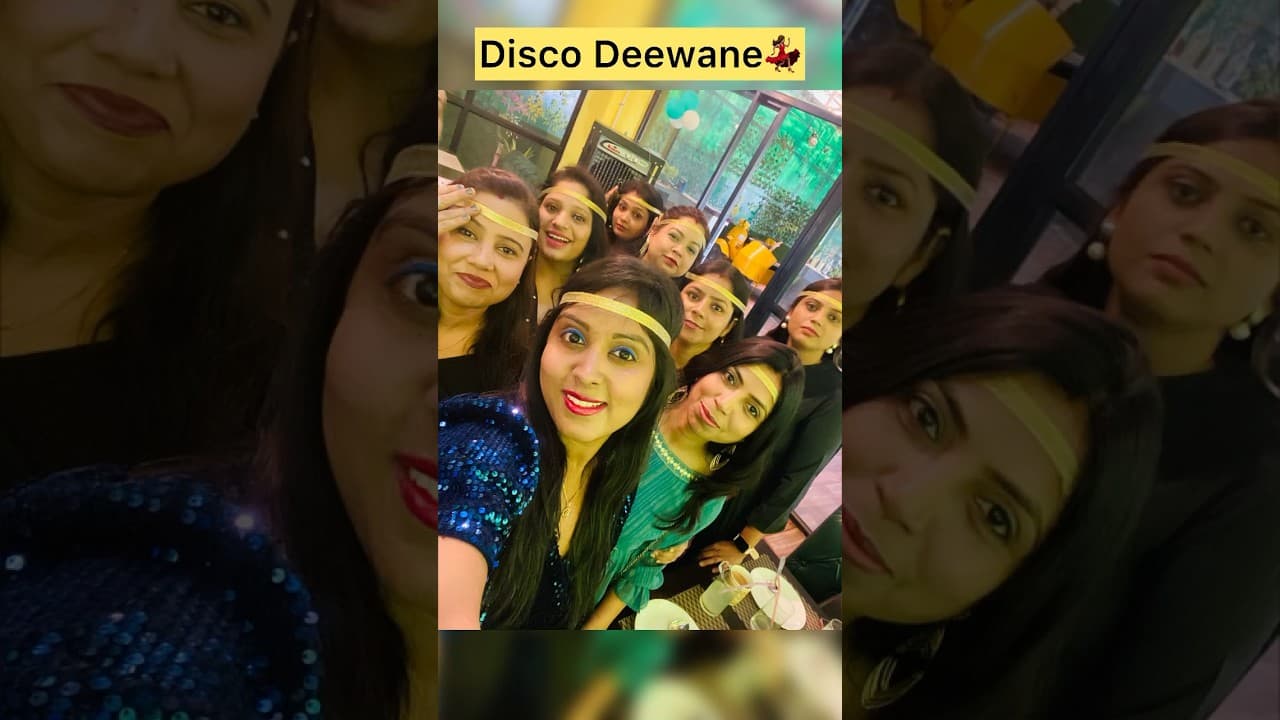Disco Theme Kitty Party #party #theme  #shorts #masti #youtubeshorts #subscribe