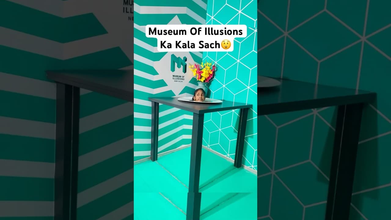 Reality😲#museumofillusions #delhi #shorts #travel #reality #subscribe #ram #masti #youtubeshorts