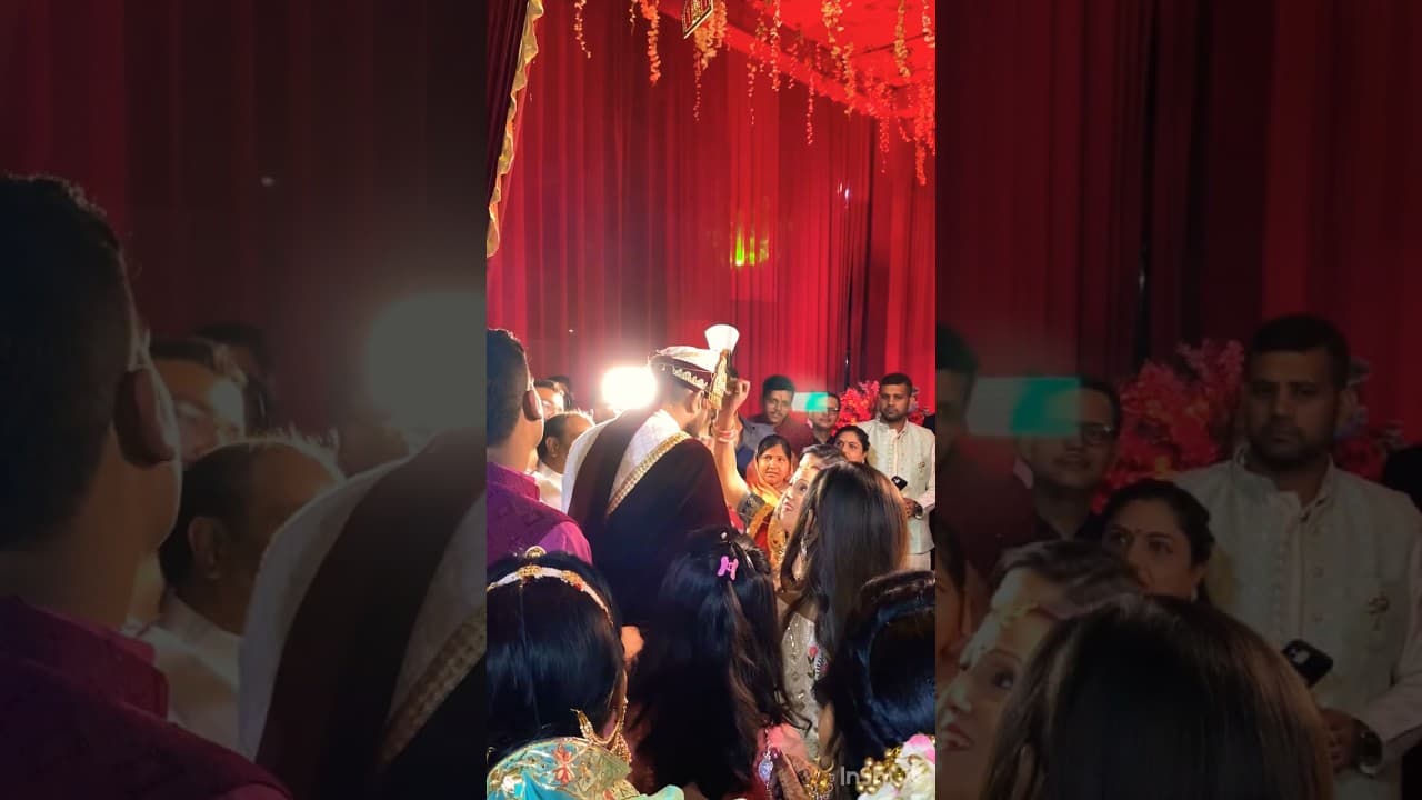 राजस्थानी रीति-रिवाज़ों से दूल्हे का स्वागत #ytshorts #shorts #viral #rajasthan #shaadi