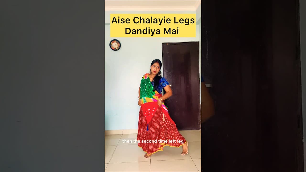 Basic Leg Step In Dandiya #navratri #dandiya #subscribe #garba #ytshorts #shorts