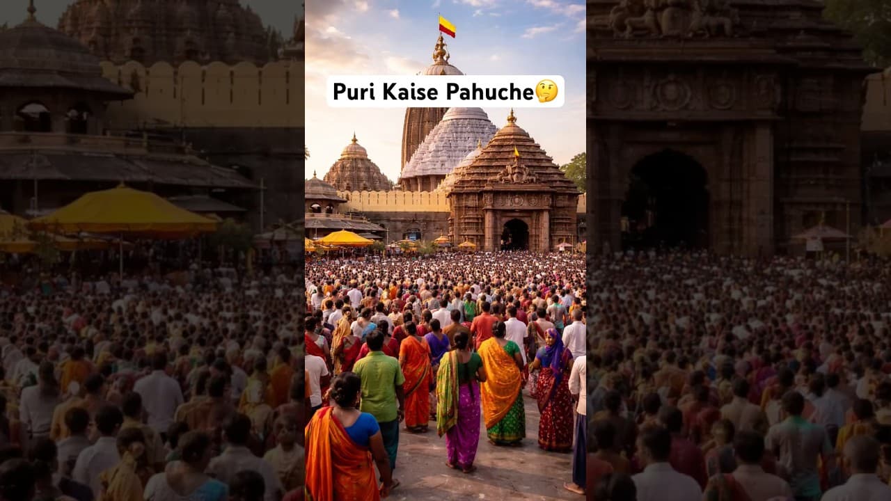 Jagannath Puri Kaise Pahuche📍 #subscribe #jagannath #orissa #travel #shorts #bhakti #youtubeshorts