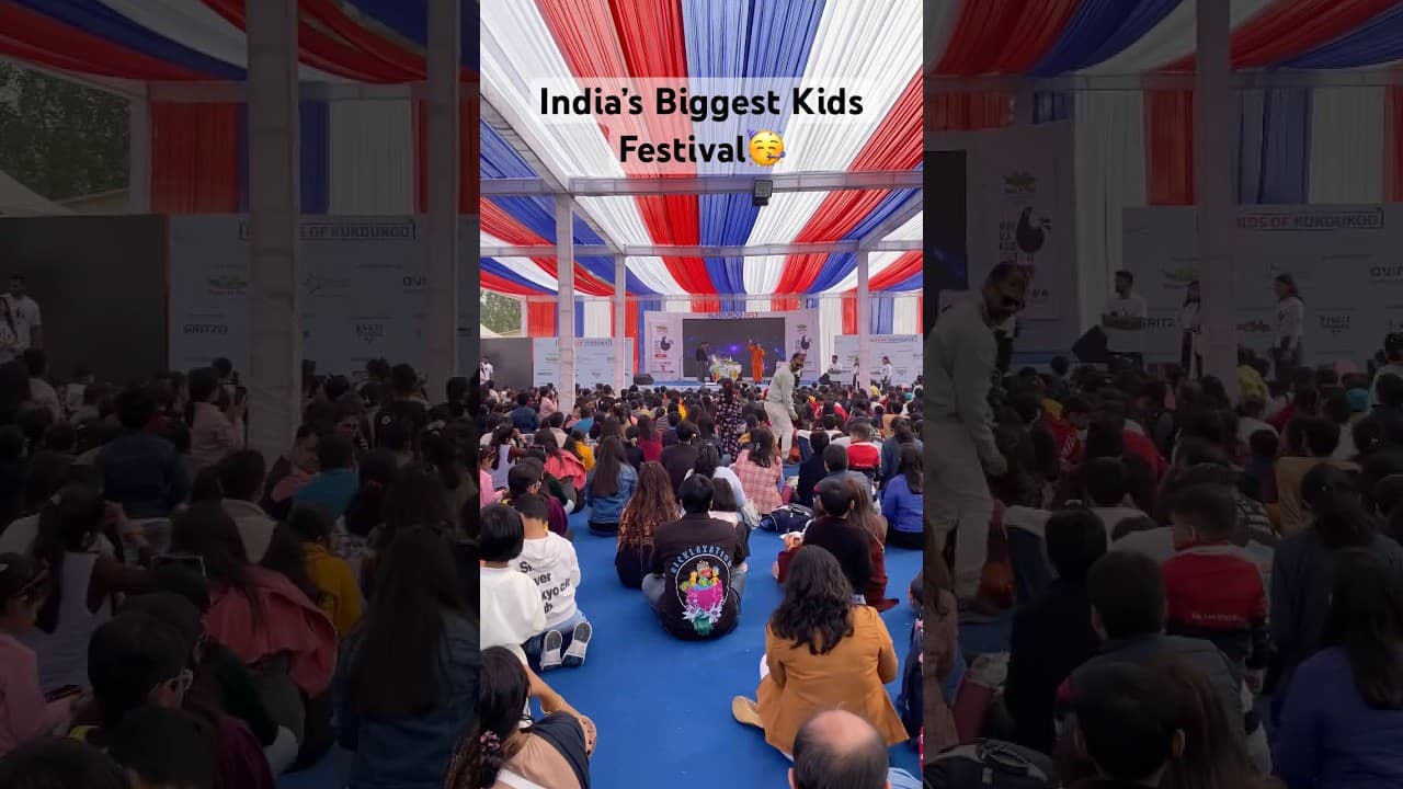 Kukdukoo Fest😲 #kukduku #kids #masti #shorts #noida #subscribe #kidsfest #travel