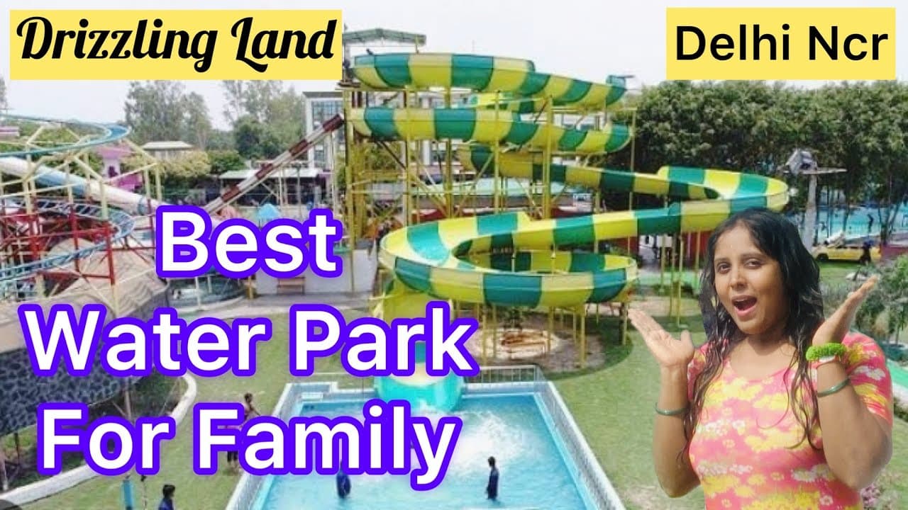 Best And Cheap Water Park For Family। Amusement Park। Drizzling Land।Ghaziabad।