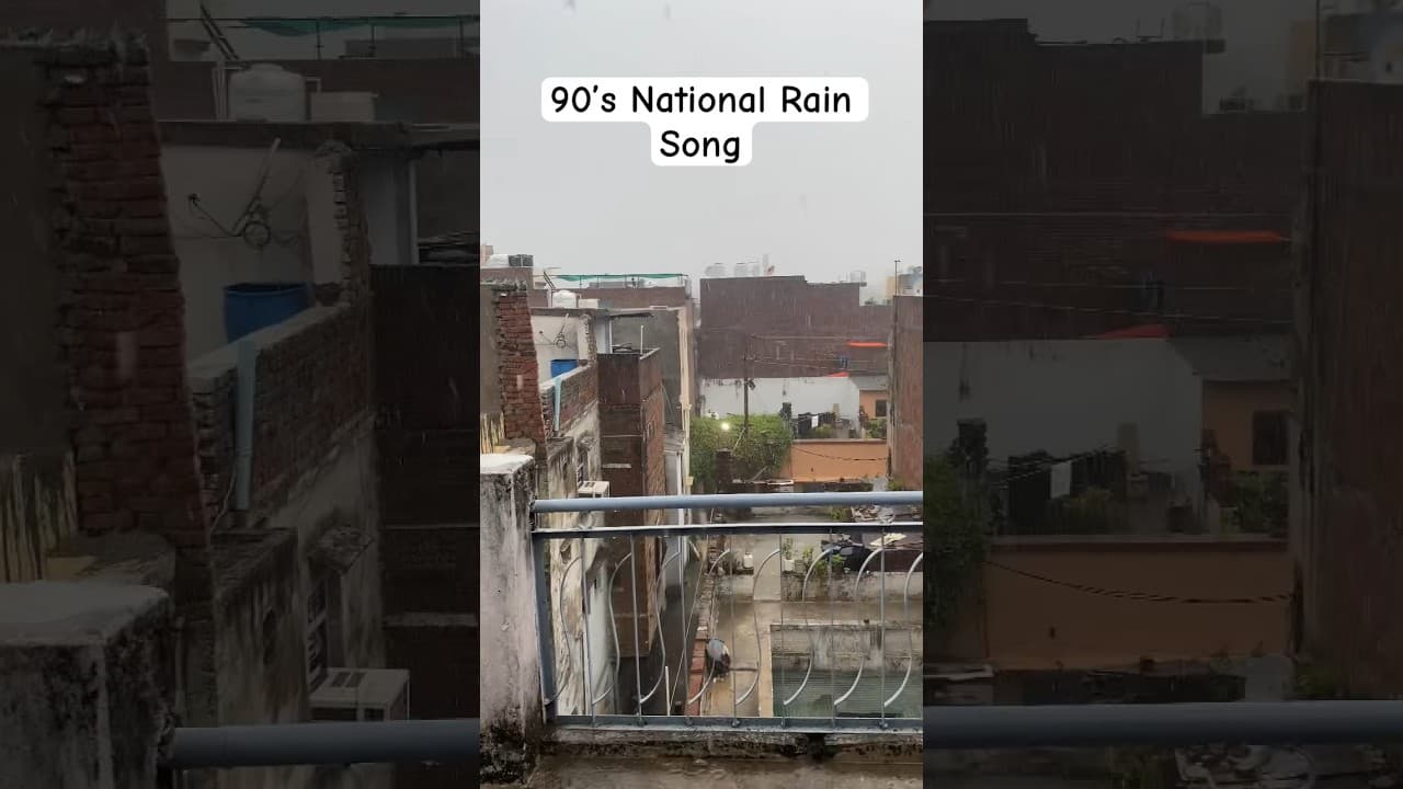 Baarish Aur Yeh Gaana 😍 #oldisgold #shorts #90s #masti #youtubeshorts #ram #subscribe