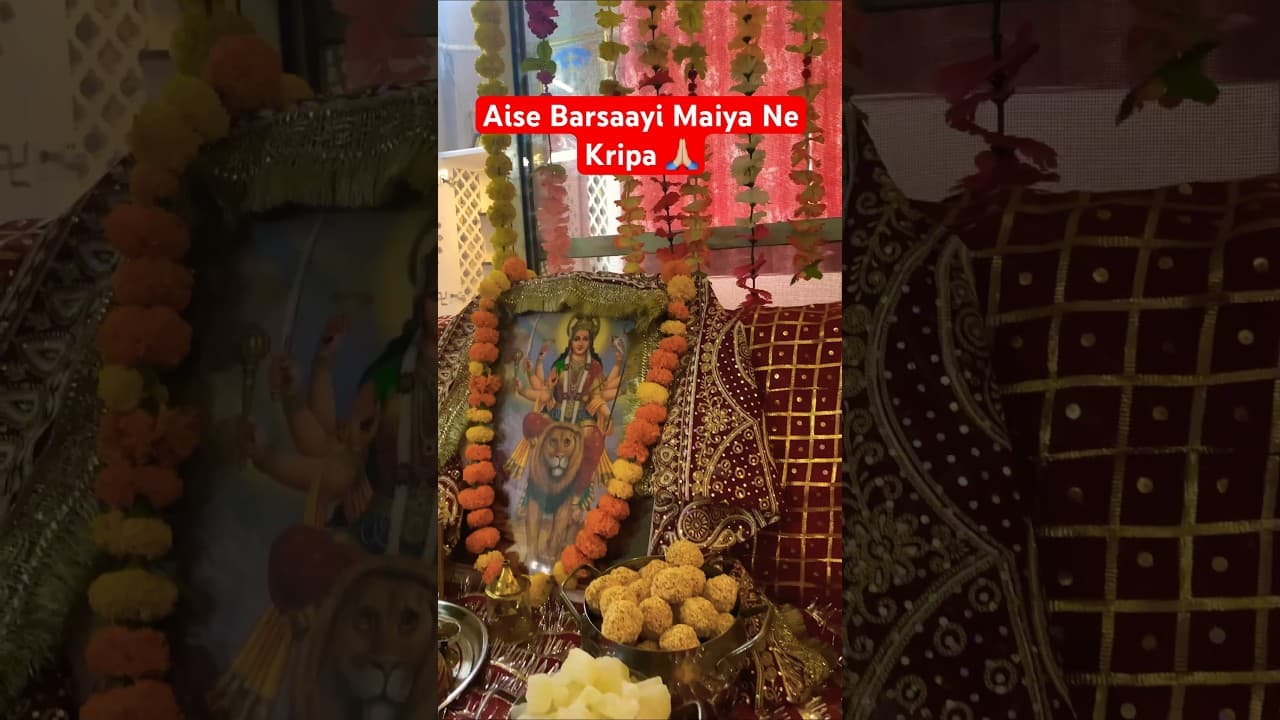 Yeh Kaisa Maa Ka Darbar🙏🏼 #navratri #durgamaa #youtubeshorts #shorts