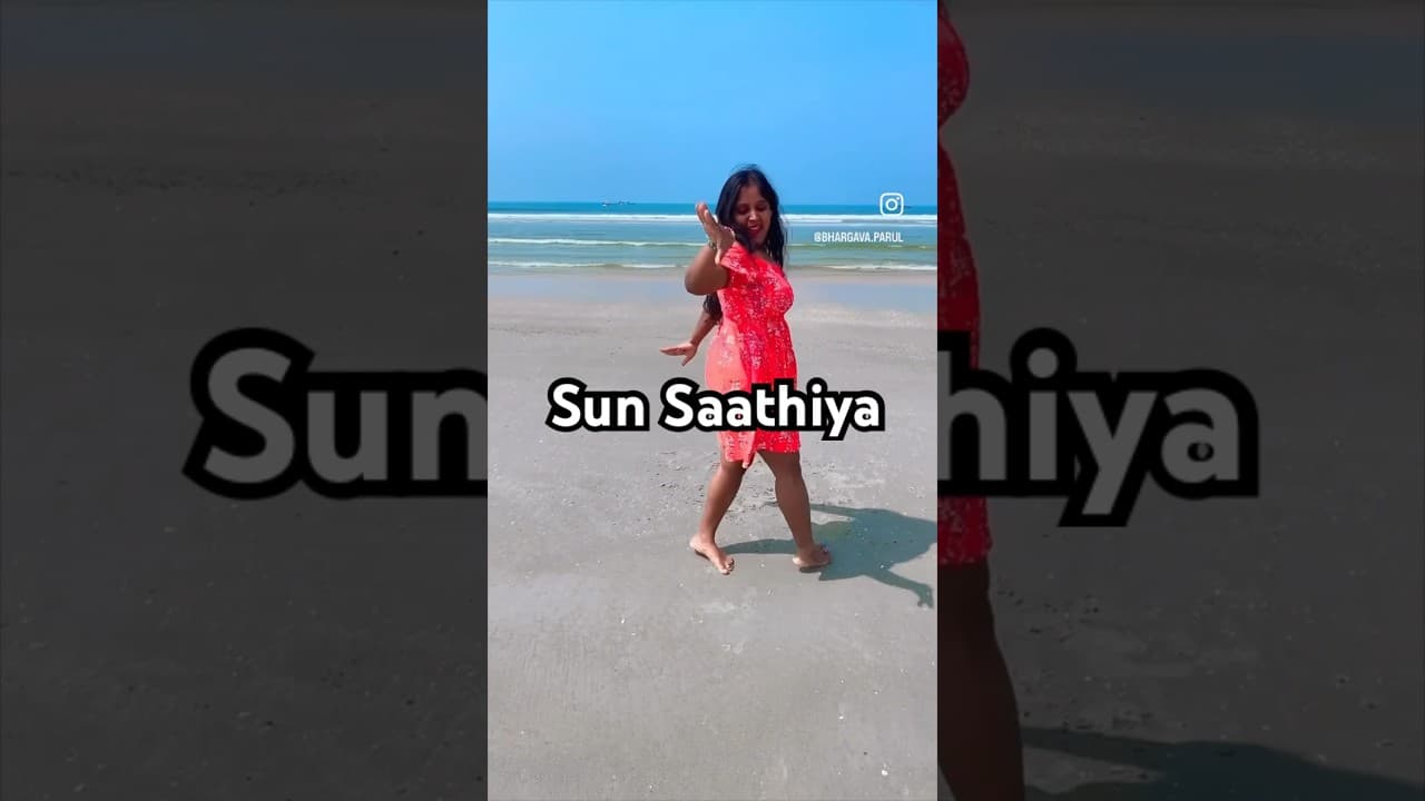 Sun Saathiya #dance #beach #goa #shorts #ytshorts #shortsyoutube