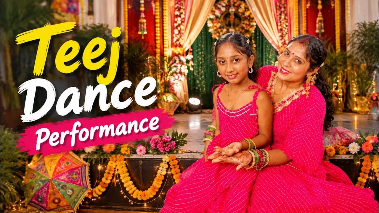 Teej Dance 💚 | Mother Daughter Dance | Teej Special
