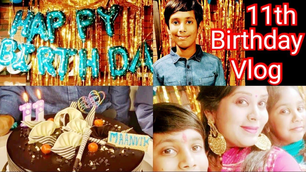 My Son's 11th Birthday Vlog।देखिए कैसे छोटी सी बहन ने लगाया नज़र का टीका और लीं बलाएं अपने भाई कि।।