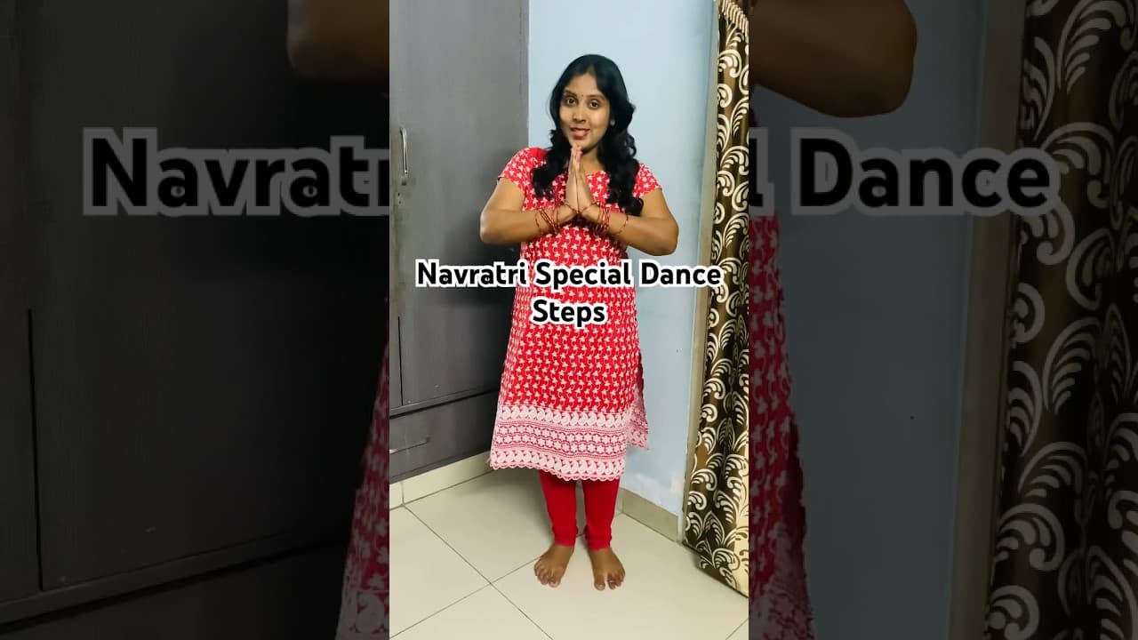 Learn 3 Dance Steps On Bhajan  #navratri #dance #shorts #tutorial #youtubeshorts