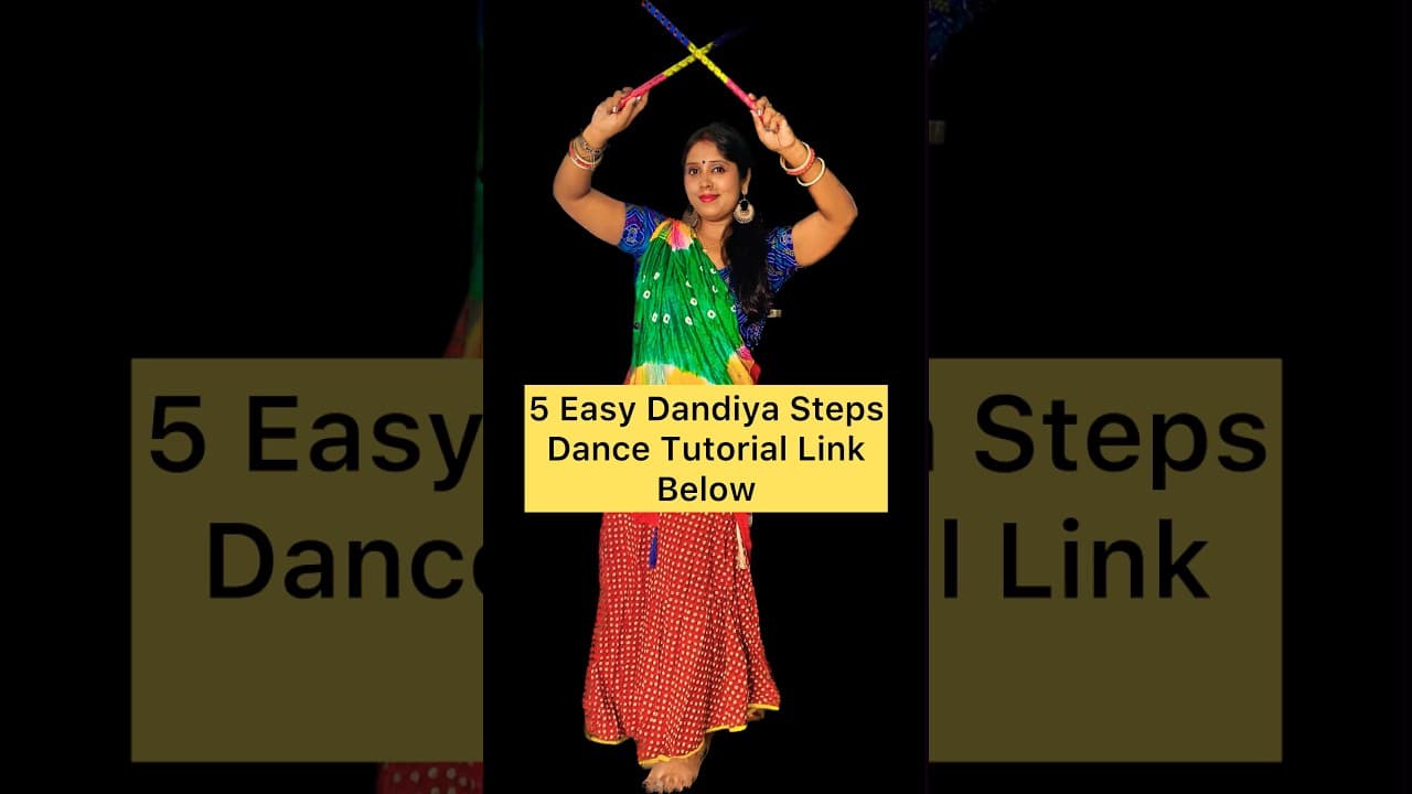 Learn 5 Basic Dandiya Steps #dandiyasteps #navratri #youtubeshorts #shorts
