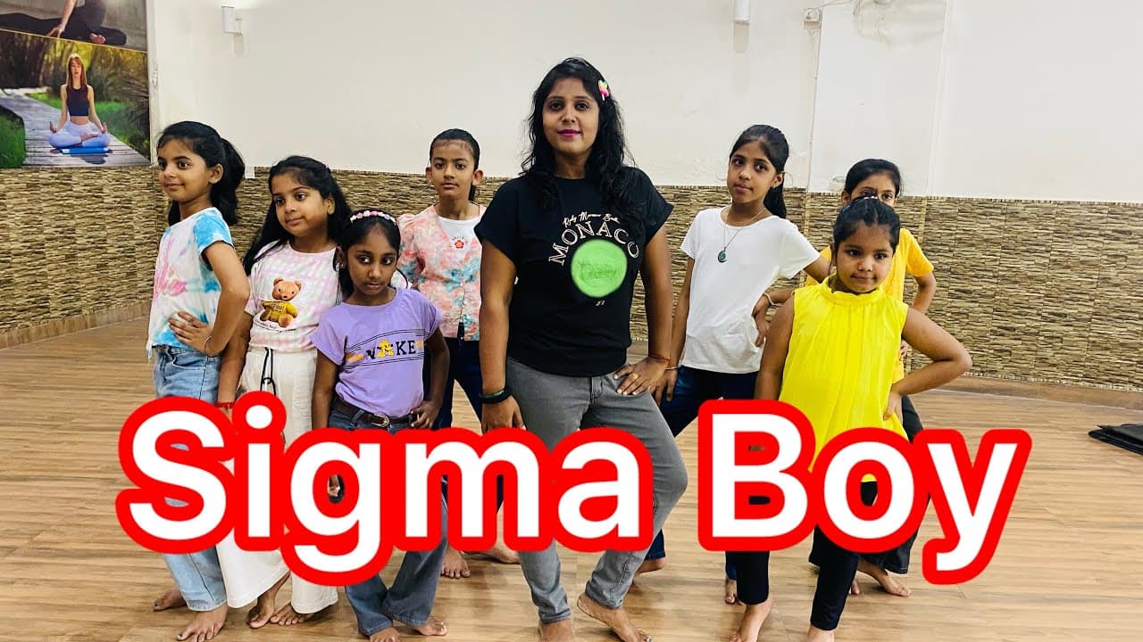Sigma Boy Easy Dance For Kids🤩
