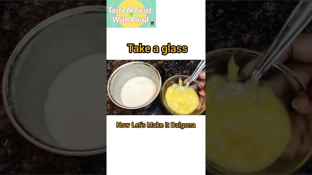 Dalgona Mango Lassi #shorts #youtubeshorts
