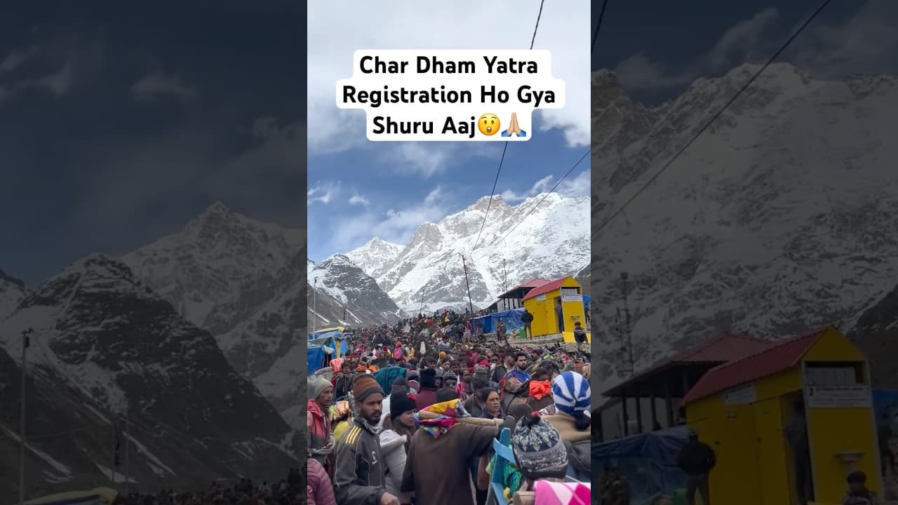 Yatra Registration Starts😍🎉 #update #chardhamyatra #uttarakhand #shorts #subscribe #trending #shiv