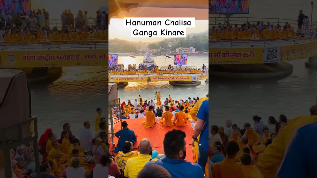 Hanuman Chalisa Paath #hanuman #hanumanchalisa #rishikesh #subscribe #shorts #masti