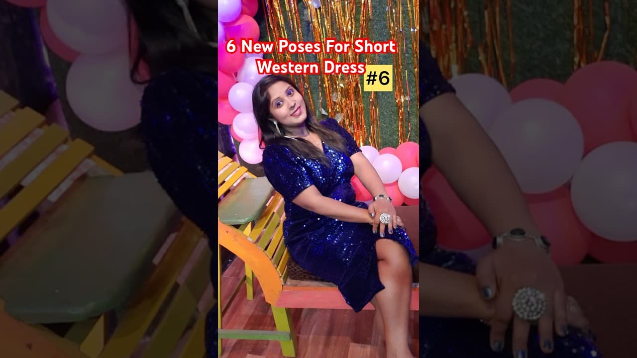 6 New Poses For Western Dress  #westernwear #dressup #shorts #youtubeshorts #masti