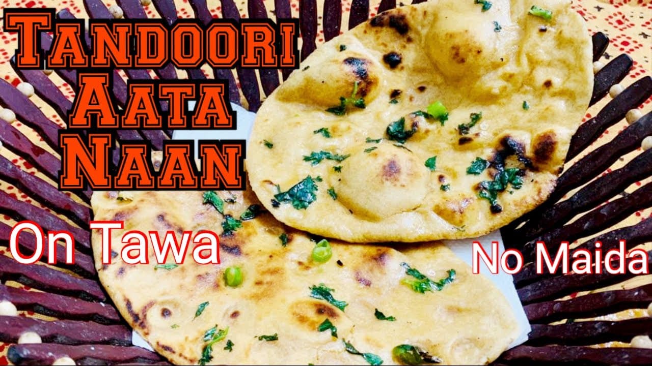 Tandoori Butter Naan Without Tandoor /आटे से बनाएं मुलायम तंदूरी नान तवे पर/No Yeast/No Maida Recipe