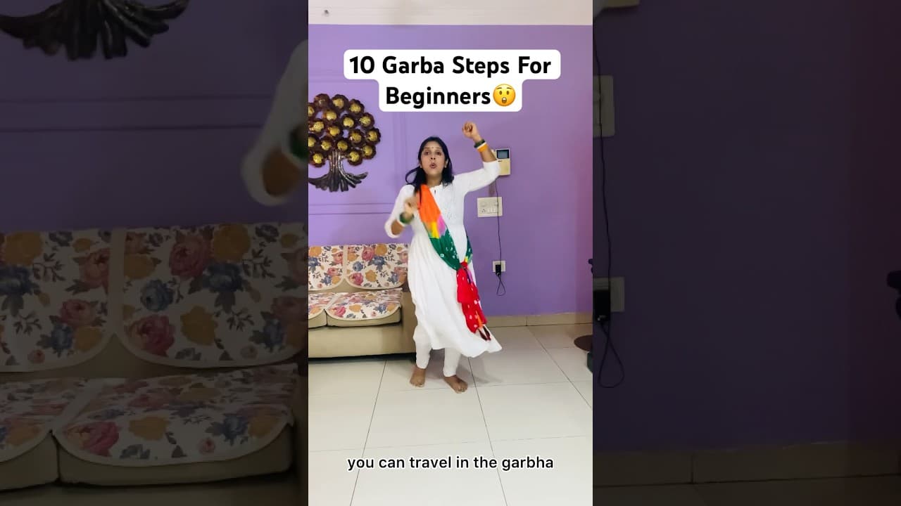 सीखें आसान गरबा Dance Steps 🤩 #subscribe #shorts #garba #dandiya #navratri #ram #youtubeshorts