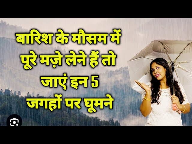 Top 5 Places To Visit In July-August-September With Family।In India।Full Tour Guide।