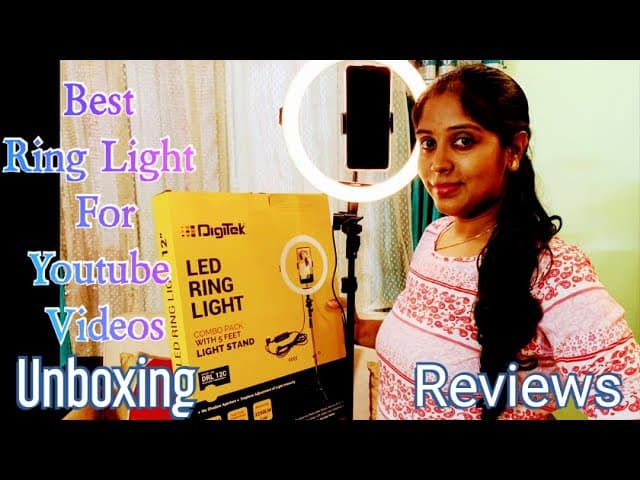 Unboxing And Review Of Digitek Led Ring Light With Tripod In Hindi । Best For YouTube Videos।