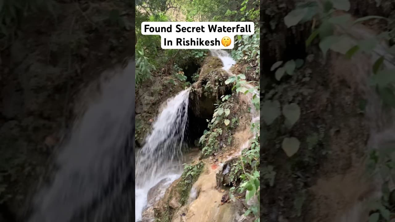 Sukoon Alert🌸 #subscribe #shorts #travel #waterfall #rishikesh