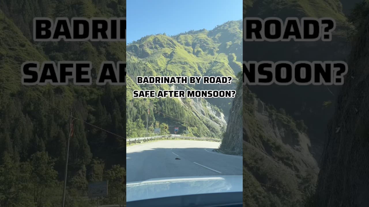 Badrinath Yatra Abhi?😮 #subscribe #badrinath #travel #roadtrip #uttarakhand #shorts #latestnews