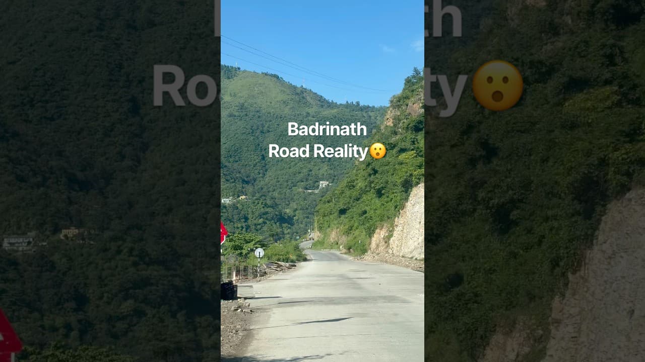 Badrinath Road Updates #subscribe #roadtrip #reality #shorts #youtubeshorts #chardham #uttarakhand